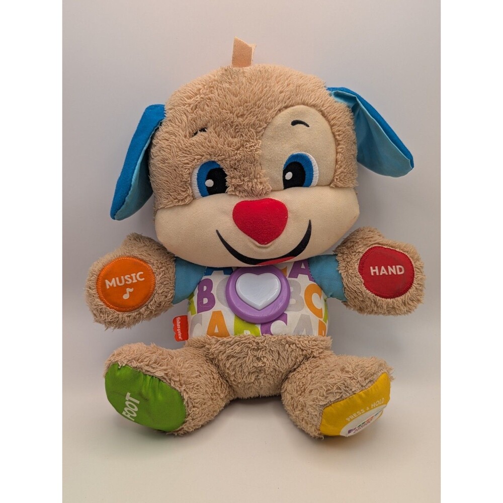 Fisher-Price Laugh & Learn Smart Stages Puppy Plush Interactive Baby Toy Dog